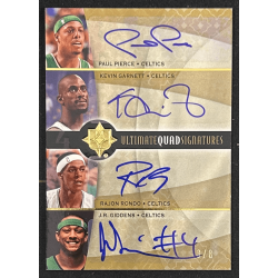Giddens / Garnett/ Pierce / Rondo 2008-09 Ultimate Collection Signatures Quad 03/08
