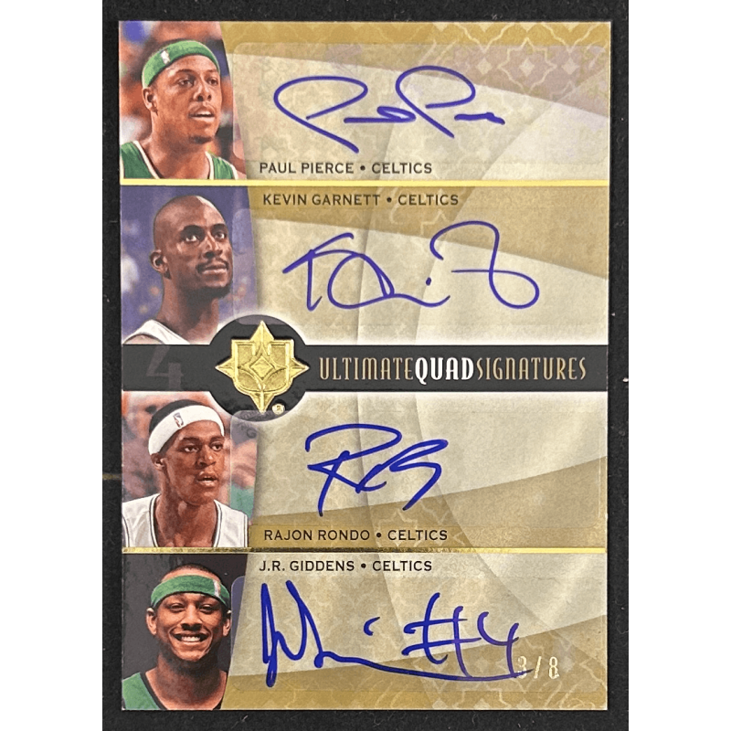 Giddens / Garnett/ Pierce / Rondo 2008-09 Ultimate Collection Signatures Quad 03/08
