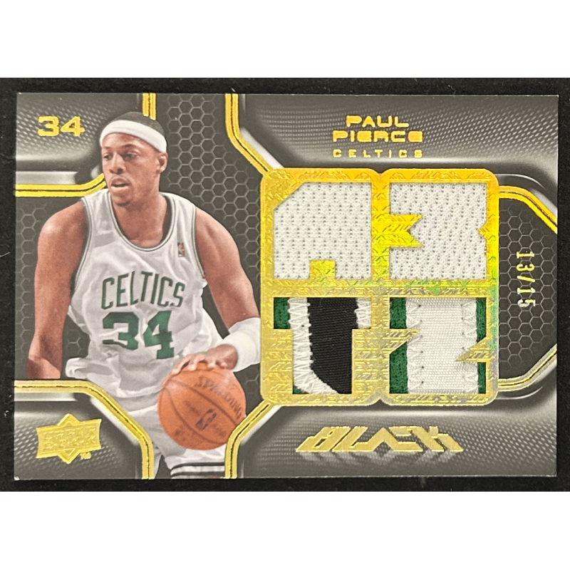Paul Pierce 2008-09 UD Black Gold quad patches 13/15