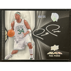 Paul Pierce 2008-09 UD Black Autograph 06/35