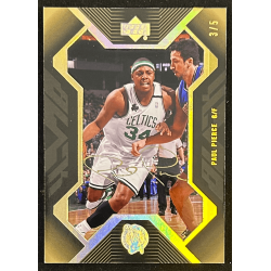 Paul Pierce 2007-08 UD Black Framed Autograph Gold 3/5