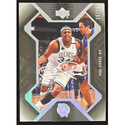 Paul Pierce 2007-08 UD Black Framed Autograph 15/25
