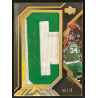 Paul Pierce 2007-08 UD Black jersey Letters Autograph Gold 08/10