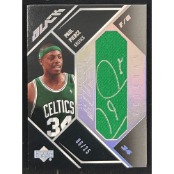 Paul Pierce 2006-07 UD Black Autograph Veteran Materials 06/25