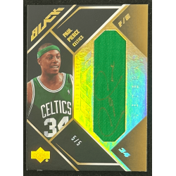 Paul Pierce 2006-07 UD Black Autograph Veteran Materials 5/5