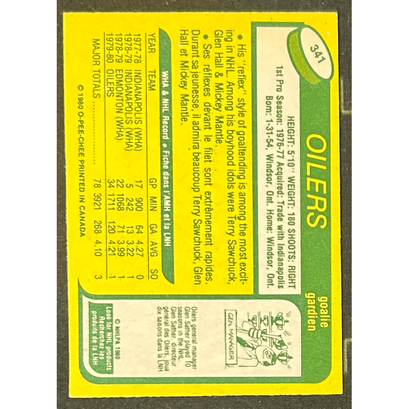 EDDIE MIO 1980-81 O-Pee-Chee rookie 341