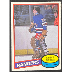 STEVE BAKER 1980-81 O-Pee-Chee rookie 346
