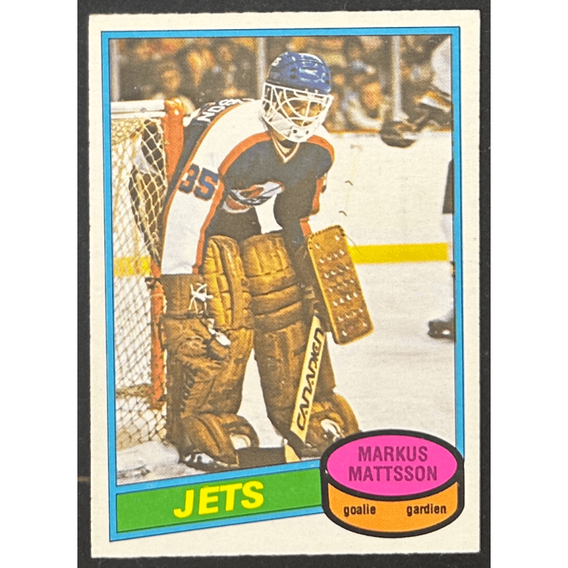 MARKUS MATTSSON 1980-81 O-Pee-Chee rookie 394