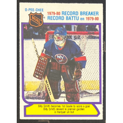 BILLY SMITH 1980-81 O-Pee-Chee 5 RB/First Goalie to Score a Goal
