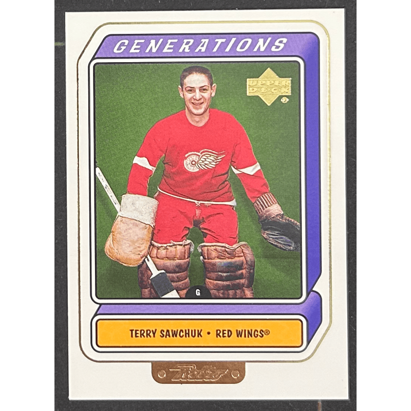 TERRY SAWCHUK 1999-00 Upper Deck Retro Generation G10A