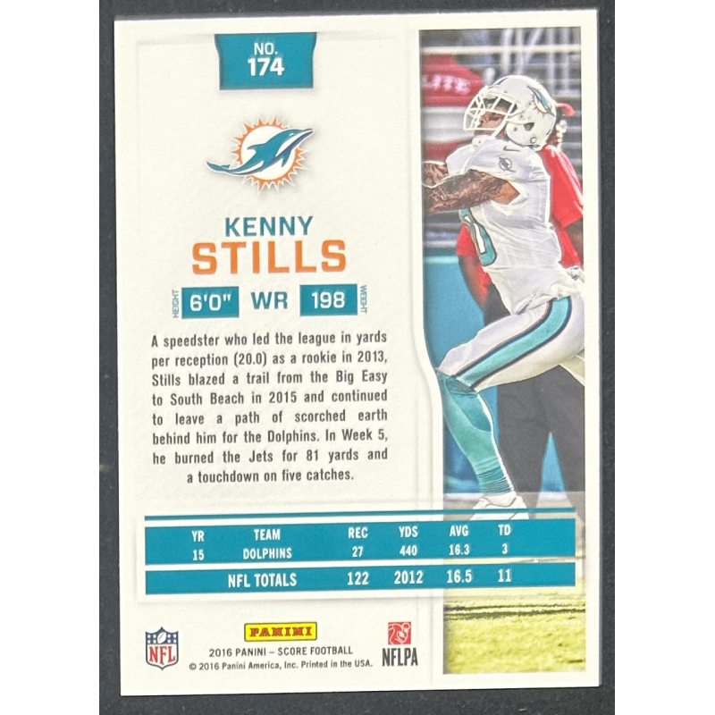 Kenny Stills 2016 score gold zone 21/99