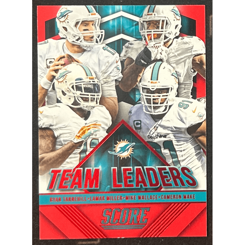 Miami Dolphins 2015 score team leaders red