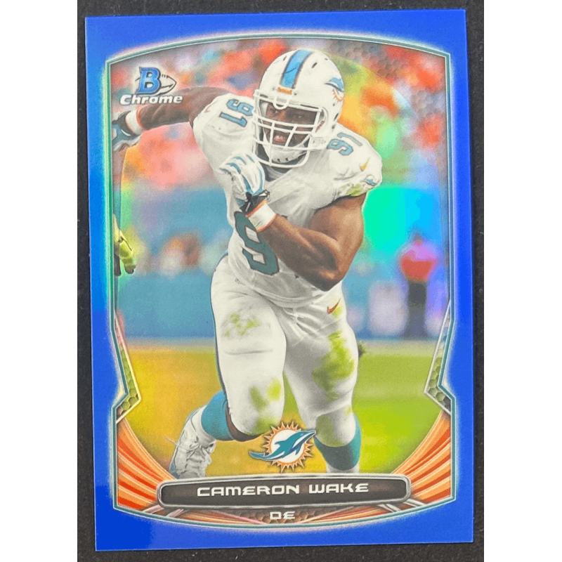 Cameron Wake 2014 bowman chrome refractor blue 001/199