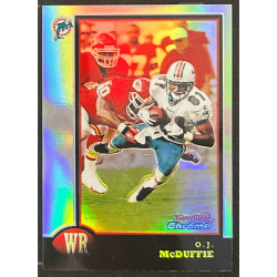 O.J McDuffie 1996 bowman chrome refractor