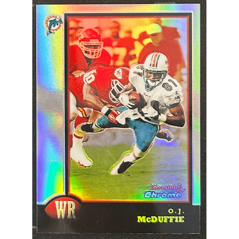 O.J McDuffie 1996 bowman chrome refractor