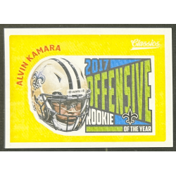 Alvin Kamara 2018 panini classics OROY sticker - 2