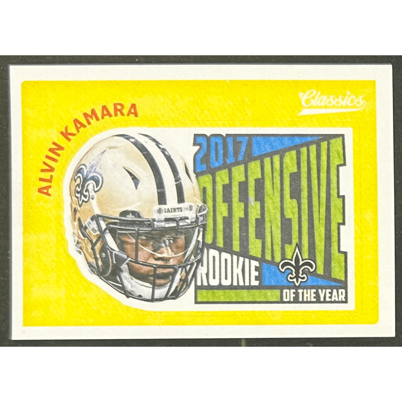 Alvin Kamara 2018 panini classics OROY sticker - 2