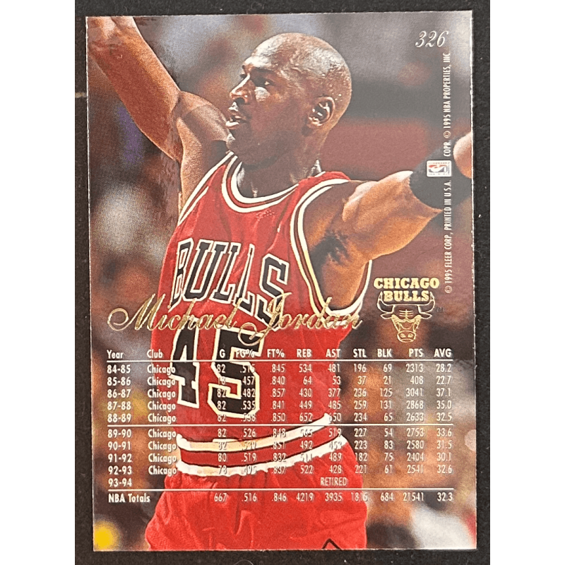 Michael Jordan 1994-95 Flair 326