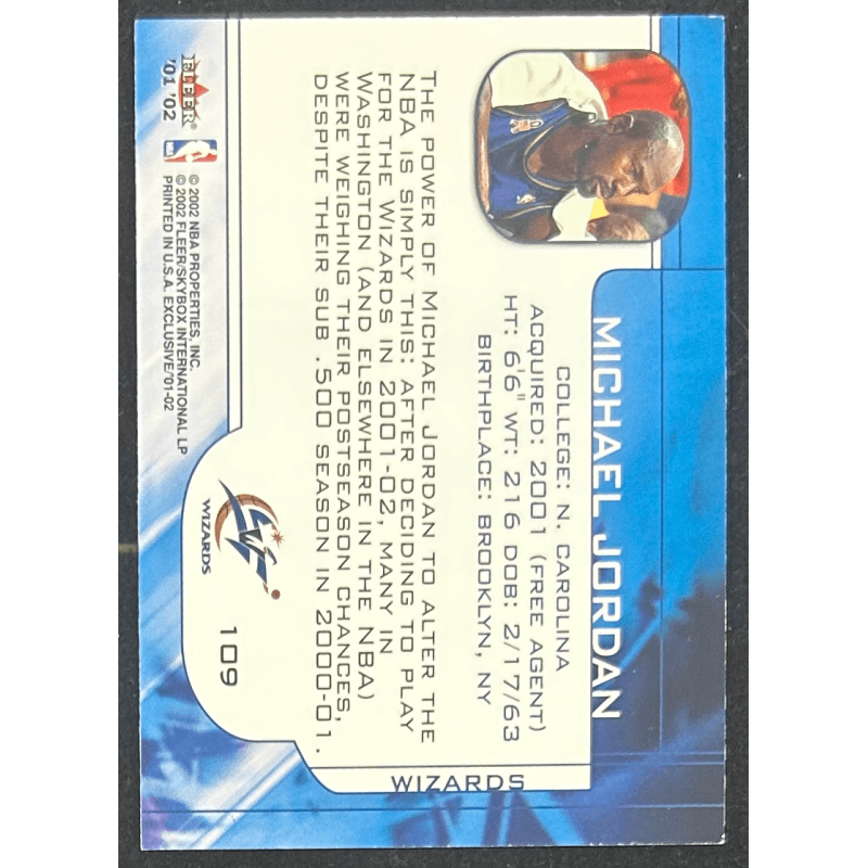 Michael Jordan 2001-02 Fleer Exclusive Members only