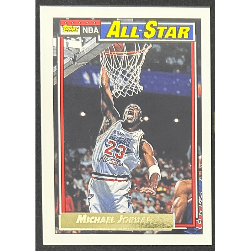 Michael Jordan 1992-93 Topps Gold All-star