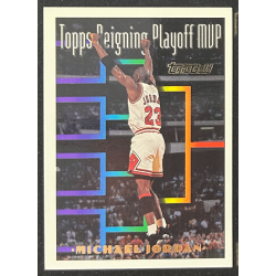 Michael Jordan 1993-94 Topps Gold reigning playoff mvp