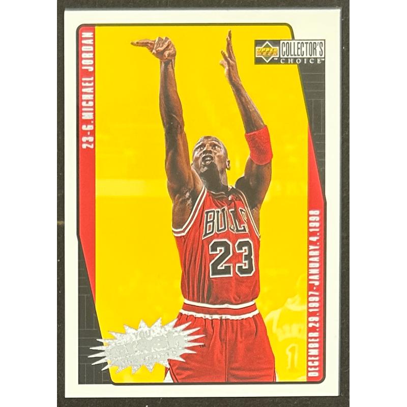 Michael Jordan 1997-98 Collector's Choice Crash the Game Scoring 12/29 W