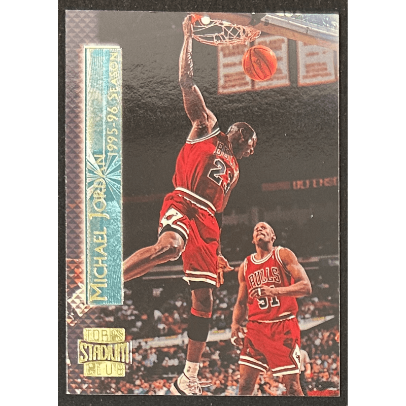 Michael Jordan 1996-97 Topps Stadium Club Shining Moments