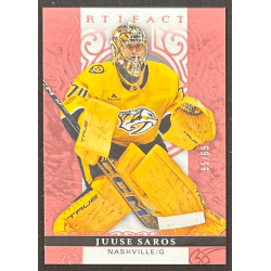 Juuse Saros 2026-27 Upper deck artifacts rose 55/65
