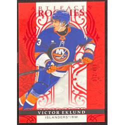 Victor Eklund 2026-27 Upper deck artifacts rookie ruby 012/499