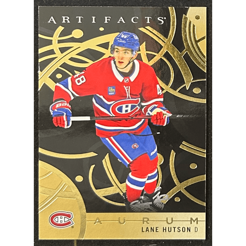 Lane Hutson 2026-27 Upper deck artifacts Aurum - 22