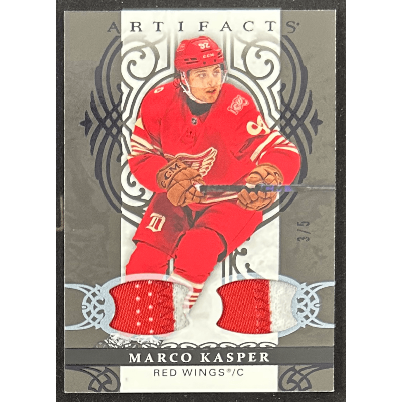 Marco Kasper 2026-27 Upper deck artifacts dual patches rose 3/5