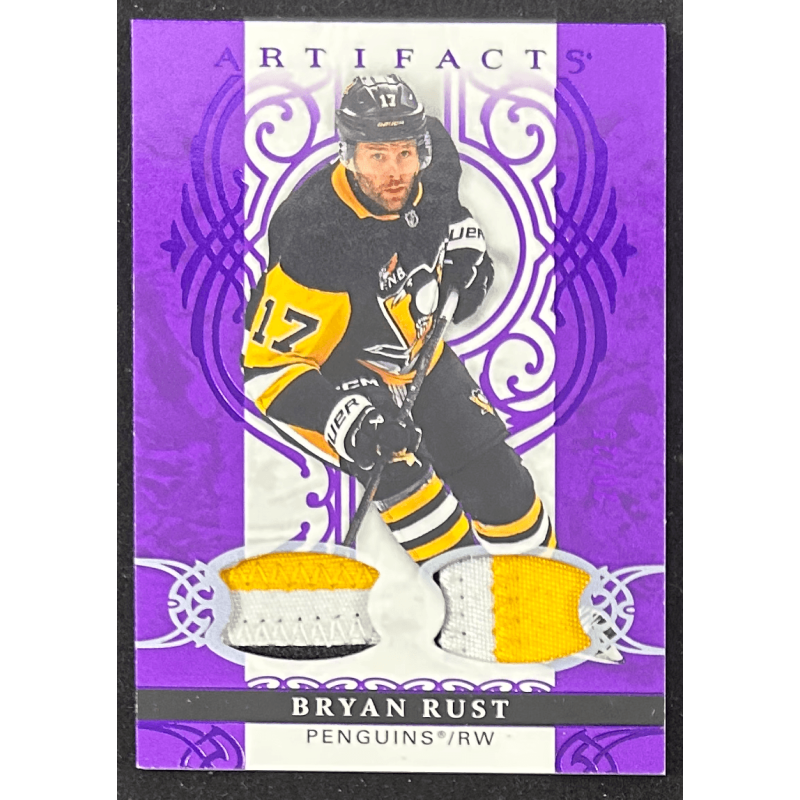 Bryan Rust 2026-27 Upper deck artifacts dual patchs purple 20/25