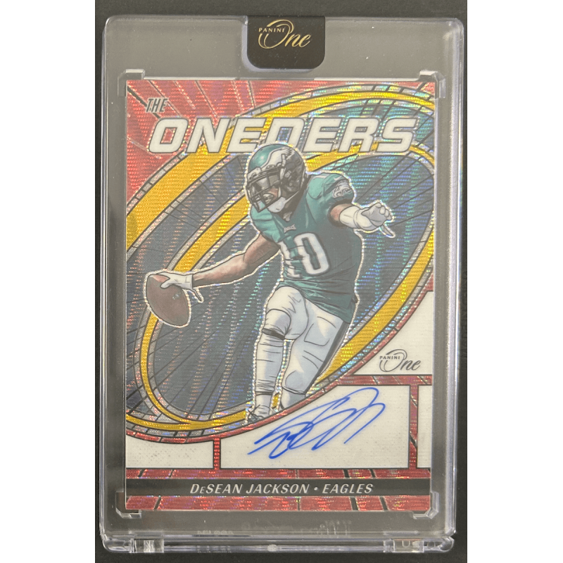 Desean Jackson 2023 Panini One football oneders prizm autograph 13/15