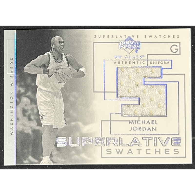 Michael Jordan 2003-04 UD Glass Superlative Swatches SSMJ
