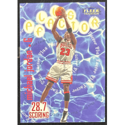 Michael Jordan 1998-99 Fleer plus factor