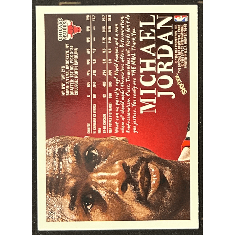 Michael Jordan 1998-99 Hoops 23