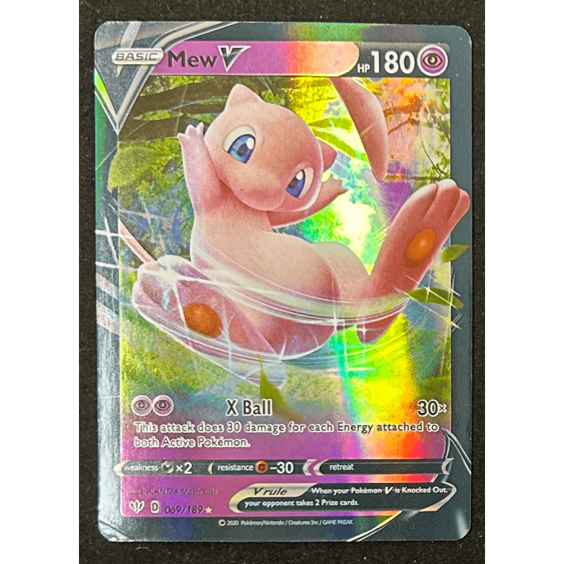 Pokemon Mew V sword & shield darkness alaze 2020 069/189