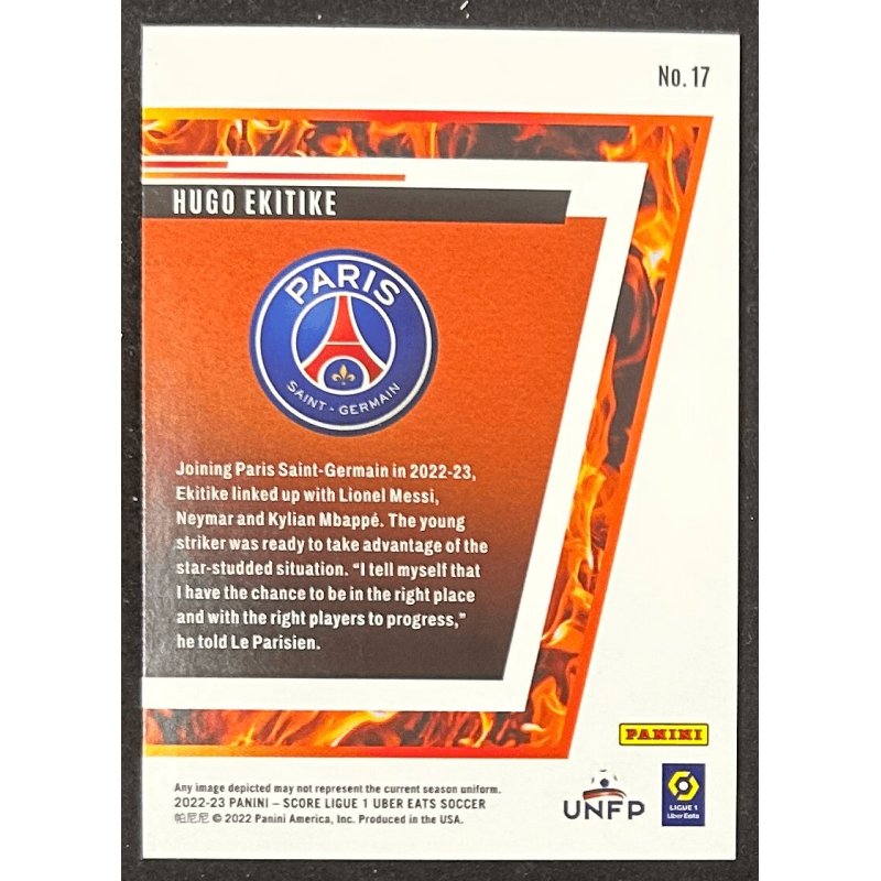 Hugo Ekitike 2022-23 panini score hot rookies