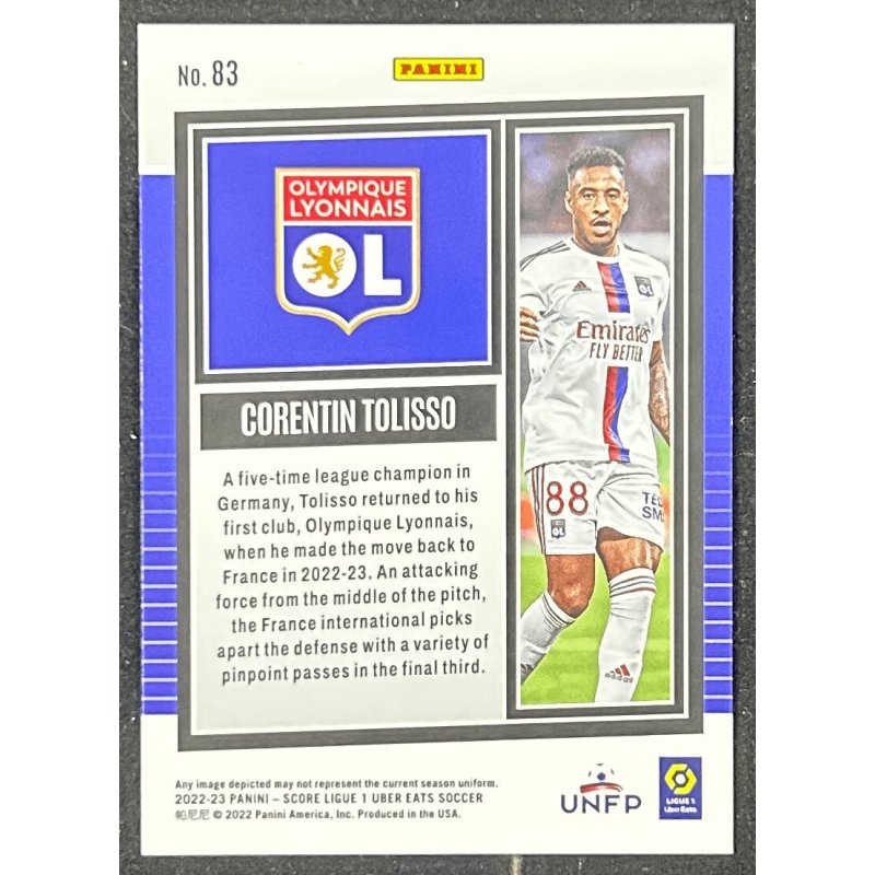 Corentin Tolisso 2022-23 panini score bronze swirl 41/55