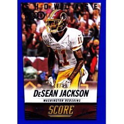 DESEAN JACKSON 2014 SCORE HOT 100 SHOWCASE BLUE /99