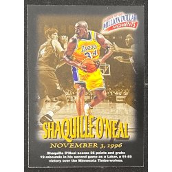 Shaquille O'Neal 1997-98 Fleer Million Dollar Moments 19