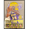 lakers 1996-97 Hoops Starting Five 13