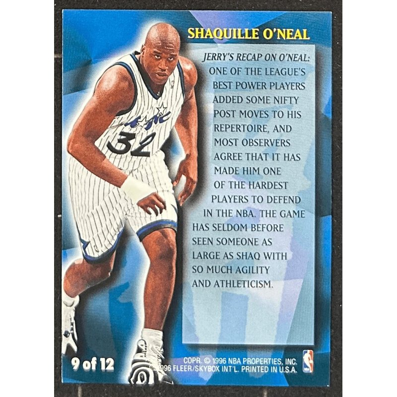 Shaquille O'Neal 1996-97 Fleer Stackhouse's All-Fleer 9