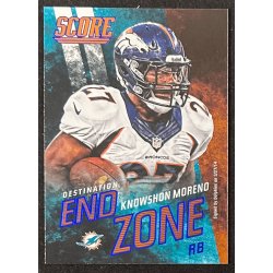 Knowshon Moreno 2014 Panini score end zone blue