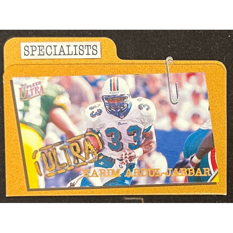 Karim Abdul-Jabbar 1997 Fleer Ultra specialists