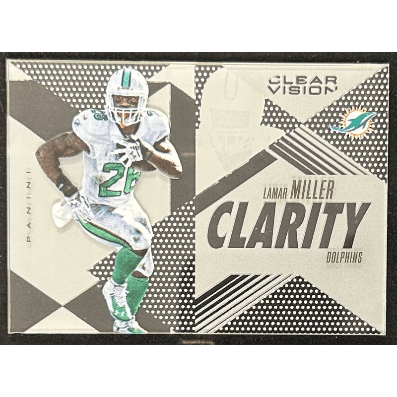 Lamar Miller 2015 Panini clear vision clarity