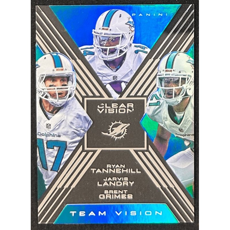 Tannehill / Landry / Grimes 2015 Panini clear vision team vision