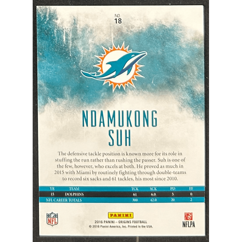 Ndamukong Suh 2016 Panini origins 36/60