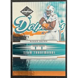 Ronnie Brown 2006 Donruss Playoff team trademarks 077/100