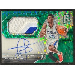 Timothe Luwawu-Cabarrot 2016-17 Panini Spectra Green rookie jersey auto 3/5